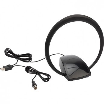 Антенна REXANT RING-51 комнатная для цифрового телевидения DVB-T2 с USB питанием Антенна REXANT RING-51 комнатная для цифрового телевидения DVB-T2 с USB питанием