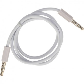 Аудиокабель REXANT 3.5 мм штекер-штекер 0.5 м белый Аудиокабель REXANT 3.5 мм штекер-штекер 0.5 м белый
