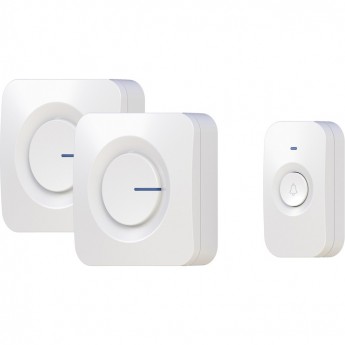 Беспроводной дверной звонок REXANT IP56 52 мелодии белый Беспроводной дверной звонок REXANT IP56 52 мелодии белый