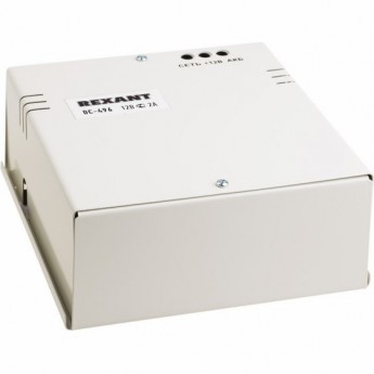 Блок питания резервированный REXANT DC-496 12В 2А Блок питания резервированный REXANT DC-496 12В 2А