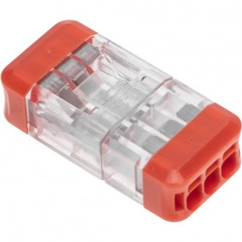 Экспресс-клемма REXANT СМК 2273-203R проходная разъемная 3 полюса 0,5-2,5мм² 50 шт/уп Экспресс-клемма REXANT СМК 2273-203R проходная разъемная 3 полюса 0,5-2,5мм² 50 шт/уп