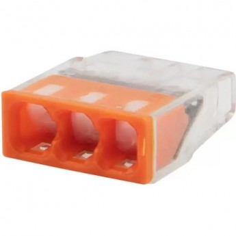 Экспресс-клемма с пастой REXANT СМК 2273-243, 3-проводная 0.5-2.5 мм², прозрачная, блистер (5 шт./уп.) Экспресс-клемма с пастой REXANT СМК 2273-243, 3-проводная 0.5-2.5 мм², прозрачная, блистер (5 шт./уп.)