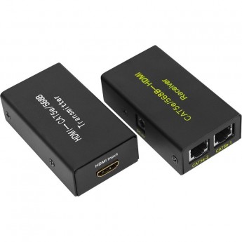 HDMI удлинитель REXANT по витой паре RJ-45(8P-8C) до 20м (1080p) HDMI удлинитель REXANT по витой паре RJ-45(8P-8C) до 20м (1080p)