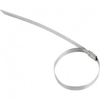 Хомут-стяжка REXANT стальная 152x7.9 мм, 10 шт. Хомут-стяжка REXANT стальная 152x7.9 мм, 10 шт.