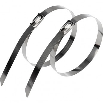 Хомут-стяжка REXANT стальной 250x4.6 мм, 100шт. Хомут-стяжка REXANT стальной 250x4.6 мм, 100шт.