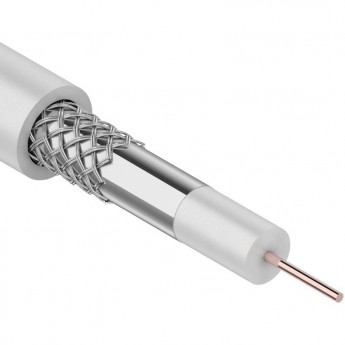 Кабель коаксиальный REXANT 3С-2V, 75 Ом, CCS/Al/Al, 48%, 100 м, INDOOR, белый Кабель коаксиальный REXANT 3С-2V, 75 Ом, CCS/Al/Al, 48%, 100 м, INDOOR, белый