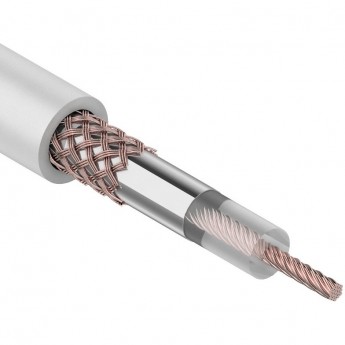 Кабель коаксиальный REXANT RG-58 A/U 100 м белый Кабель коаксиальный REXANT RG-58 A/U 100 м белый