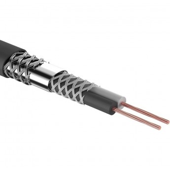 Кабель микрофонный REXANT 2х0,25мм², ø 6,8мм, черный, 100м Кабель микрофонный REXANT 2х0,25мм², ø 6,8мм, черный, 100м