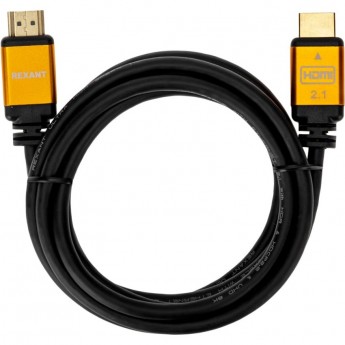 Кабель REXANT HDMI - HDMI 2.1 длина 2 метра GOLD Кабель REXANT HDMI - HDMI 2.1 длина 2 метра GOLD