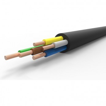 Кабель REXANT КГТП-ХЛ 5х4 мм² промышленный гибкий 10 м Кабель REXANT КГТП-ХЛ 5х4 мм² промышленный гибкий 10 м