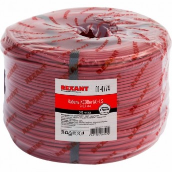 Кабель REXANT KСВВНГ(А)-LS 2х0.4 мм сигнальный 500м Кабель REXANT KСВВНГ(А)-LS 2х0.4 мм сигнальный 500м