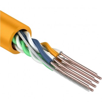 Кабель витая пара REXANT U/UTP, CAT 5e, ZH нг(А)-HF, 4PR, 24AWG, INDOOR, SOLID, оранжевый, 305 м Кабель витая пара REXANT U/UTP, CAT 5e, ZH нг(А)-HF, 4PR, 24AWG, INDOOR, SOLID, оранжевый, 305 м