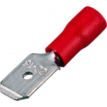 Клемма плоская изолированная REXANT РПи-п 1.5-(6.3)/РпИп 1,25-6-0,8 штекер 6.3 мм 0.5-1.5 мм² красная Клемма плоская изолированная REXANT РПи-п 1.5-(6.3)/РпИп 1,25-6-0,8 штекер 6.3 мм 0.5-1.5 мм² красная