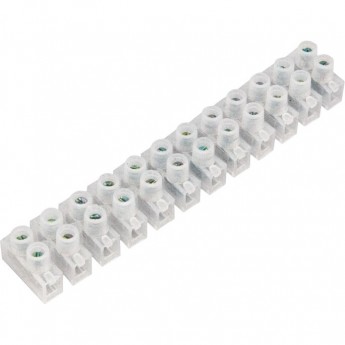 Клеммная колодка винтовая REXANT KВ-40 (25-40 мм²), ток 100 A, полиэтилен белый (ЗВИ) Клеммная колодка винтовая REXANT KВ-40 (25-40 мм²), ток 100 A, полиэтилен белый (ЗВИ)