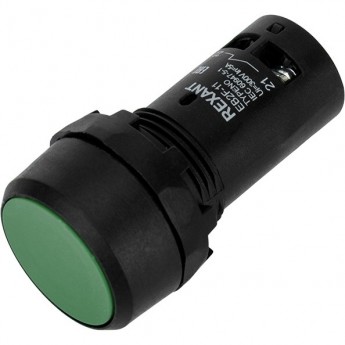 Кнопка REXANT EB22 возвратная зеленая Кнопка REXANT EB22 возвратная зеленая