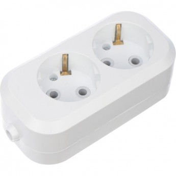 Колодка REXANT 2 гнезда с заземлением Колодка REXANT 2 гнезда с заземлением