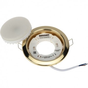 Комплект лампы и светильника REXANT «ЯРКИЙ ТЕПЛЫЙ ЗОЛОТОЙ» GX53 лампа 15,5 Вт теплого белого цвета свечения 2700 K и светильник под лампу GX53 золотистого цвета (604-067+608-003) Комплект лампы и светильника REXANT «ЯРКИЙ ТЕПЛЫЙ ЗОЛОТОЙ» GX53 лампа 15,5 Вт теплого белого цвета свечения 2700 K и светильник под лампу GX53 золотистого цвета (604-067+608-003)