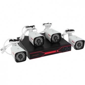 Комплект видеонаблюдения REXANT 4 наружные камеры AHD/5.0 1944P Комплект видеонаблюдения REXANT 4 наружные камеры AHD/5.0 1944P