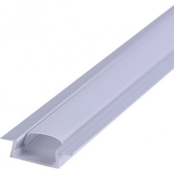 Комплект врезного алюминиевого профиля REXANT с рассеивателем, 22х6мм, 2м Комплект врезного алюминиевого профиля REXANT с рассеивателем, 22х6мм, 2м