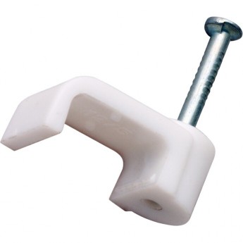 Крепеж кабеля REXANT плоский 10 х 3 мм, белый (упак. 20 шт) Крепеж кабеля REXANT плоский 10 х 3 мм, белый (упак. 20 шт)