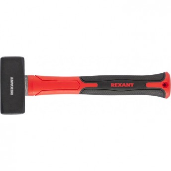 Кувалда REXANT с фибергласовой обрезиненной рукояткой 1500 г Кувалда REXANT с фибергласовой обрезиненной рукояткой 1500 г