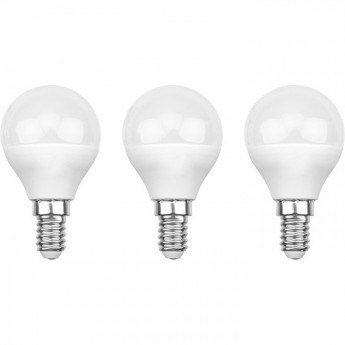 Лампа светодиодная REXANT GL 11.5 Вт E14 2700 K, 3 шт. Лампа светодиодная REXANT GL 11.5 Вт E14 2700 K, 3 шт.