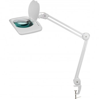 Лупа на струбцине квадратная REXANT 5D с подсветкой 60 SMD LED, 190х157мм, белая Лупа на струбцине квадратная REXANT 5D с подсветкой 60 SMD LED, 190х157мм, белая