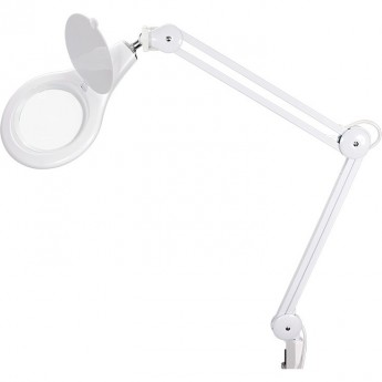 Лупа на струбцине REXANT круглая 5D с подсветкой 108LED, ø178мм, белая (8062D) Лупа на струбцине REXANT круглая 5D с подсветкой 108LED, ø178мм, белая (8062D)