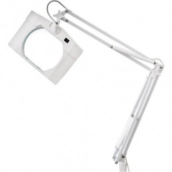 Лупа на струбцине REXANT квадратная 3D с подсветкой, 150х180мм, белая (8069D-1) Лупа на струбцине REXANT квадратная 3D с подсветкой, 150х180мм, белая (8069D-1)