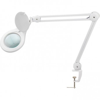 Лупа с подсветкой REXANT 5D 56 SMD LED круглая на струбцине белая Лупа с подсветкой REXANT 5D 56 SMD LED круглая на струбцине белая