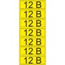 Наклейка знак электробезопасности REXANT 12 В 35х100 мм, 7 шт на листе 55-0001-1