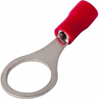 Наконечник кольцевой REXANT 10.5 мм 0.5-1.5 мм² изолированный красный Наконечник кольцевой REXANT 10.5 мм 0.5-1.5 мм² изолированный красный