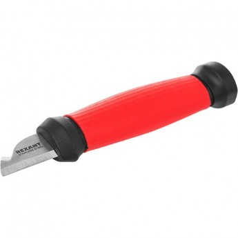 Нож монтажника REXANT, нержавеющая сталь, двухсторонняя заточка, лезвие 33 мм Нож монтажника REXANT, нержавеющая сталь, двухсторонняя заточка, лезвие 33 мм