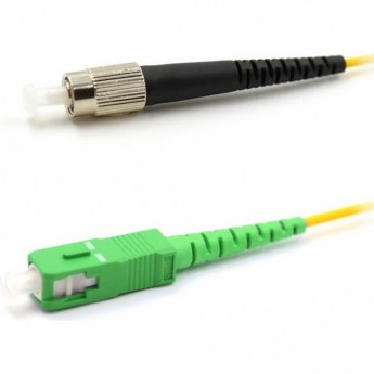 Патч-корд REXANT 9/125 (OS2) SC/APC-FC/UPC LSZH оптический переходной 20м Патч-корд REXANT 9/125 (OS2) SC/APC-FC/UPC LSZH оптический переходной 20м