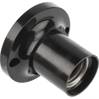 Патрон REXANT Е27 карболитовый потолочный черный Патрон REXANT Е27 карболитовый потолочный черный