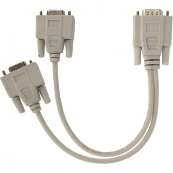 Переходник REXANT штекер VGA - 2 гнезда VGA, провод Переходник REXANT штекер VGA - 2 гнезда VGA, провод