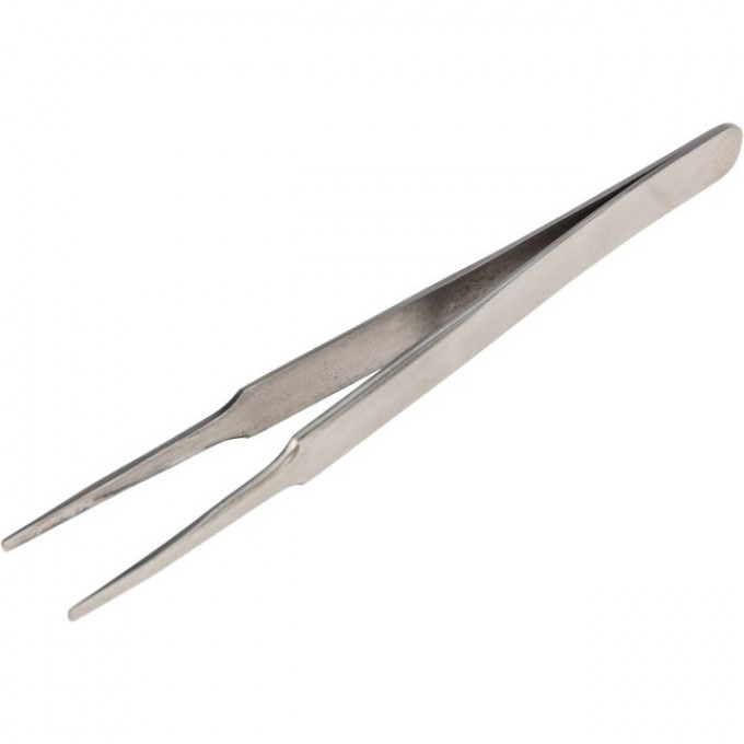 Пинцет прямой REXANT с закругленными кончиками 125 мм (блистер) 12-0377