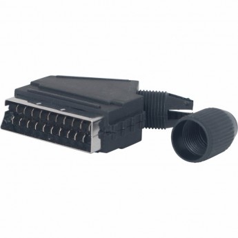 Разъем REXANT на кабель штекер SCART пластик Разъем REXANT на кабель штекер SCART пластик