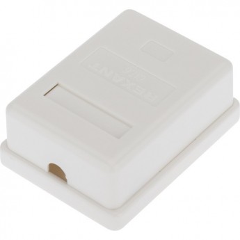 Розетка компьютерная REXANT RJ-45 (8P8C) внешняя 1-порт экранированная Розетка компьютерная REXANT RJ-45 (8P8C) внешняя 1-порт экранированная