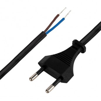 Сетевой шнур REXANT 2х0.75 мм² 1.8 м черный Сетевой шнур REXANT 2х0.75 мм² 1.8 м черный