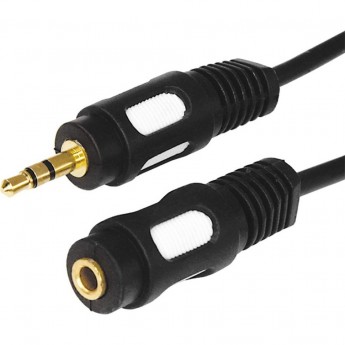 Шнур REXANT Стерео 3,5мм гнездо - Стерео 3,5мм штекер, 1,5м (GOLD) Шнур REXANT Стерео 3,5мм гнездо - Стерео 3,5мм штекер, 1,5м (GOLD)