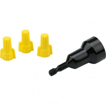 Соединительный изолирующий зажим REXANT с лепестками СИЗ-11 ø 9,8 мм (1-8,5 мм²), желтый (10 шт./уп.) Соединительный изолирующий зажим REXANT с лепестками СИЗ-11 ø 9,8 мм (1-8,5 мм²), желтый (10 шт./уп.)