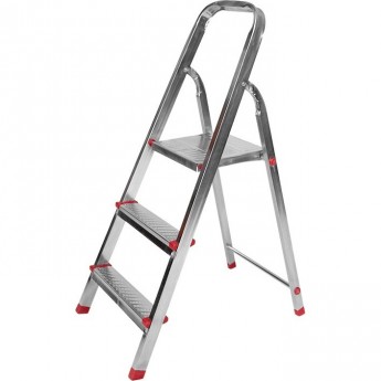 Стремянка металлическая REXANT 3 ступеньки, усиленный профиль Стремянка металлическая REXANT 3 ступеньки, усиленный профиль