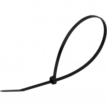 Стяжка нейлоновая REXANT 250x3,6мм, черная (500 шт/уп) Стяжка нейлоновая REXANT 250x3,6мм, черная (500 шт/уп)