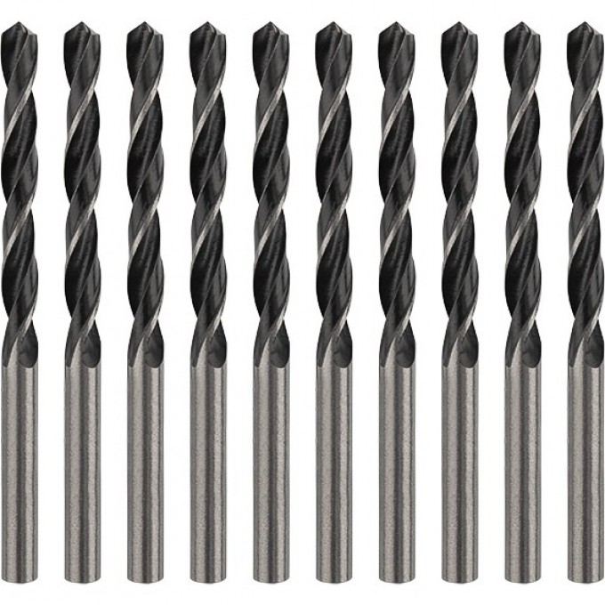 Сверло REXANT DIN 338 2.5 мм HSS по металлу, 10 шт. 91-0608