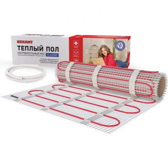 Теплый пол REXANT CLASSIC RNX-14-2100 нагревательный мат с экраном Теплый пол REXANT CLASSIC RNX-14-2100 нагревательный мат с экраном
