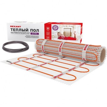 Теплый пол REXANT EXTRA нагревательный мат 5 м² Теплый пол REXANT EXTRA нагревательный мат 5 м²