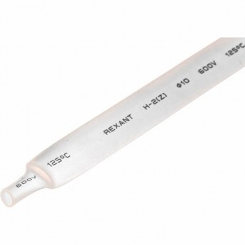 Термоусаживаемая трубка REXANT 10.0/5.0 мм белая, 50 шт. Термоусаживаемая трубка REXANT 10.0/5.0 мм белая, 50 шт.