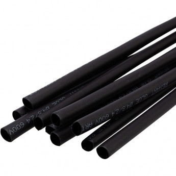 Термоусаживаемая трубка REXANT 4.8/2.4 мм двухстенная клеевая черная, 10 шт/уп Термоусаживаемая трубка REXANT 4.8/2.4 мм двухстенная клеевая черная, 10 шт/уп