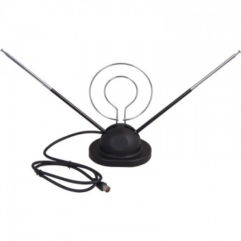 ТВ антенна REXANT RX-105 комнатная телескопическая на подставке ТВ антенна REXANT RX-105 комнатная телескопическая на подставке